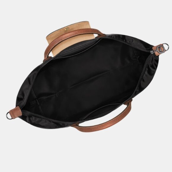 New Le Pliage Original Travel Bag Expandable Black - Recycled Canvas - Picture 5 of 5